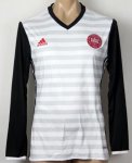 2016 Euro Denmark LS Away Soccer Jersey