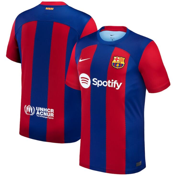 Cheap 2023-24 Barcelona Home Soccer Jersey Shirt | Barcelona Top ...