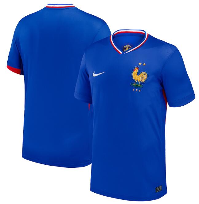 Cheap 2024 Euro Cup France Home Soccer Jersey Shirt | France Top ...